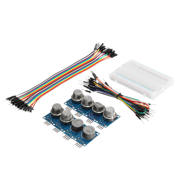 9Pcs MQ Gas Sensor Module With Breadboard Jumper Wire For Arduino