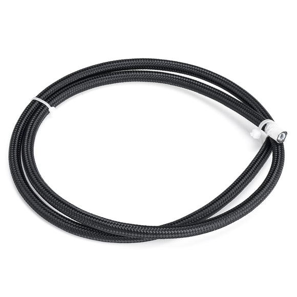 3FT AN3 AN4 AN6 AN8 AN10 Fuel Hose Oil Gas Line Pipe PTFE Nylon Stainless Steel Hose