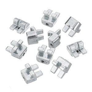 Machifit 10pcs 3030/4040/4545 Aluminum Fittings Extrusions Grid Fixed Head for Aluminum Extrusions Profiles