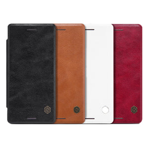 Nillkin Qin Series Flip Leather Protective Case Cover for Sony Xperia X