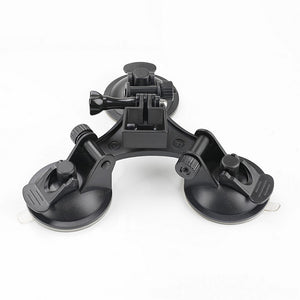 Rcgeek Triple Mount Suction Cup Car Mount 1/4 Bracket Holder Stand for DJI OSMO Pocket Handheld Gimbal