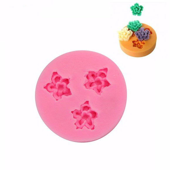 F0049 Silicone Resin Flower Mold Chocolate Soap Handmade Mold