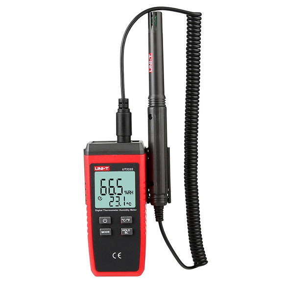 UNI-T UT333S Mini Temperature Humidity Meter Outdoor Hygrometer Overload Indication Unit Conversion