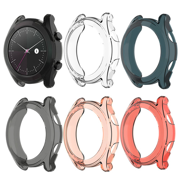 Bakeey Colorful TPU Transparent Watch Protector Case for Huawei 46mm/42mm Watch GT