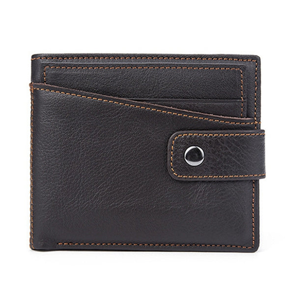 Vintage Genuine Leather Card Holder Wallet Coin Bag For Men