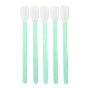 100pcs Foam Tip Cleaning Head Swabs Sponge Stick for Inkjet Printer Printhead Camera Cleanroom