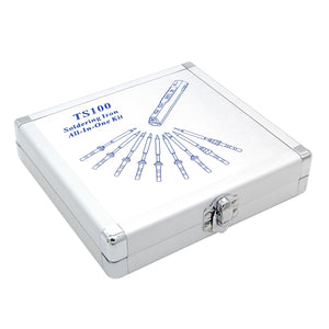 MINI Portable Aluminium Storage Box 154 x 147 x 36mm for TS100 Soldering Iron Station