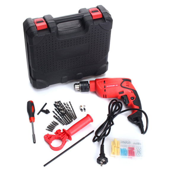 710W 220V Electric Hammer Eletric Drill 3400 RPM Power Drill  Durable Tool Set