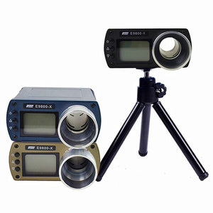 E9800-X Shooting Speed Tester High-Precision Shooting Chronograph -10C to 50C 0-500J Firing-Kinetic Energy LCD Screen