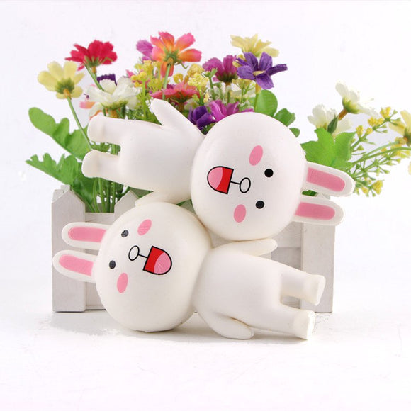 Squishy Rabbit Bun Bunny Jumbo 14cm Slow Rising With Packaging Collection Gift Decor Toy