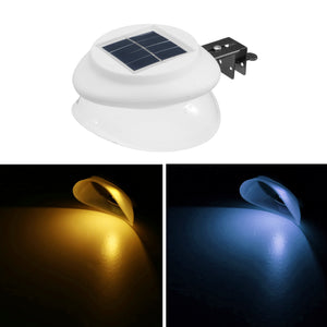 Solar Powered 9 LED Light Sensor Garden Security Wall Lamp Outdoor Waterproof