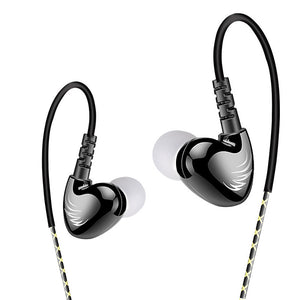 W1B 3.5mm In-Ear Sports Earphone Waterproof Subwoofer Bass Earphone