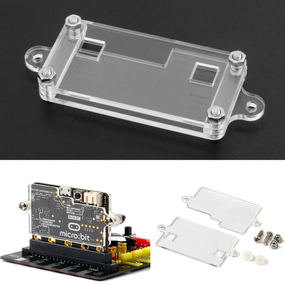 Transparent Acrylic Shell Kit For BBC Micro: bit Development Module Case Protection Shell