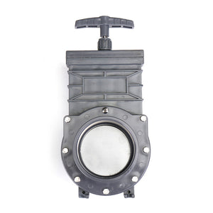 DN80 3.5 Inch Upvc EPDM Stainless Steel Sewage Gate Valve Industry Pull Plate Mixing Valve 0.35Mpa