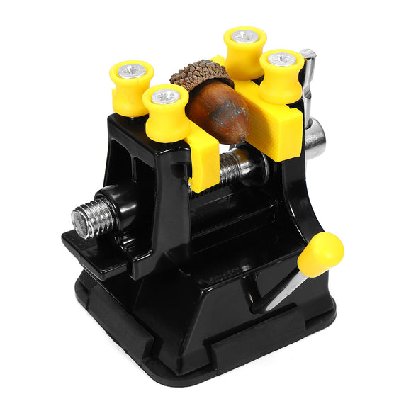 Engraving Table Mini Bench Vise Clamp With Suction Cup Mini Carving Bench Clamp Drill DIY Tools