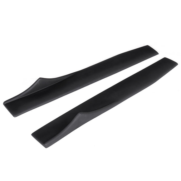 2pcs 88cm Universal Side Skirts Extension Rocker Splitters Winglet Wings Canard Diffuser