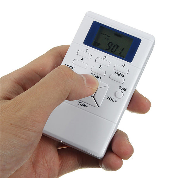 Portable Mini Frequency Modulation Radio Digital Signal Processing Receiver