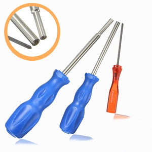 3pcs Screwdriver Security Bit Tool for Gamecube Nintendo Nes Snes N64 Game Boy