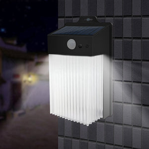 Solar Power 50 LED PIR Motion Sensor Wall Light Waterproof Outdoor Path Yard Garden Security Lamp