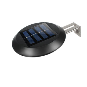 9 LED Solar Powered Fence Roof Sink Garden Courtyard Wall Light Automatic On/Off Cold