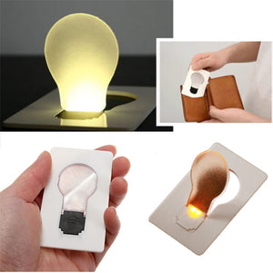 IPRee Portable LED Card Light Pocket Lamp Purse Wallet Emergency Light