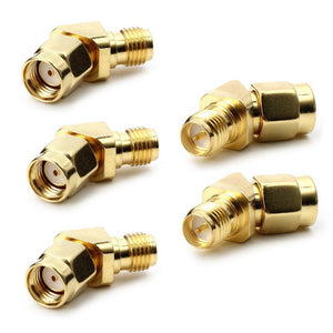 5PCS Realacc 45 Degree Antenna Adpater Connector RP-SMA For RX5808 Fatshark Goggles