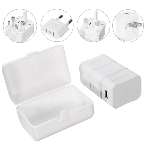 Universal Removable AU EU UK US Plugs International Socket Charger Adapter for Samsung Xiaomi Huawei