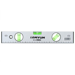 LOMVUM 300mm High Precision Spirit Level Magnetic High Bearing Ruler Lever Bubbles Horizontal Ruler