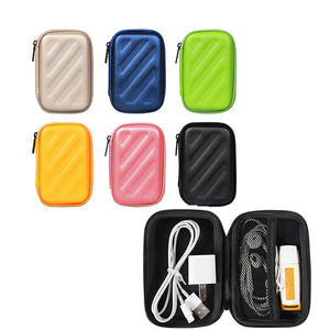 PU Box Storage Package Case Rectangle Shape for Finger Spinner Data Cable Charger Earphone