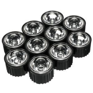 10pcs 60 90 120 LED Lens for High Power DIY Black Light Lamp Bulb