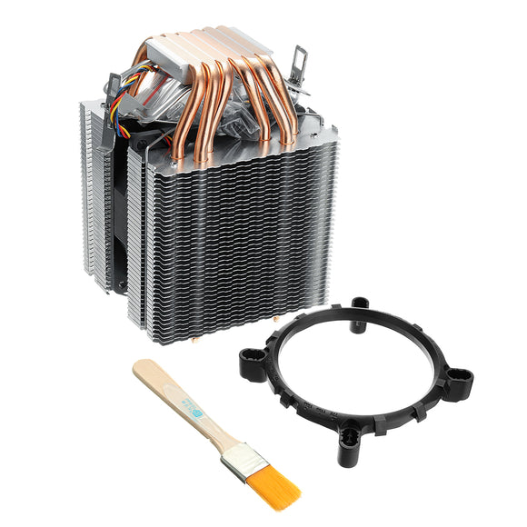 DC12V 6 Heat Pipe Computer CPU Fan Cooler Ultra-quiet Heat Sink