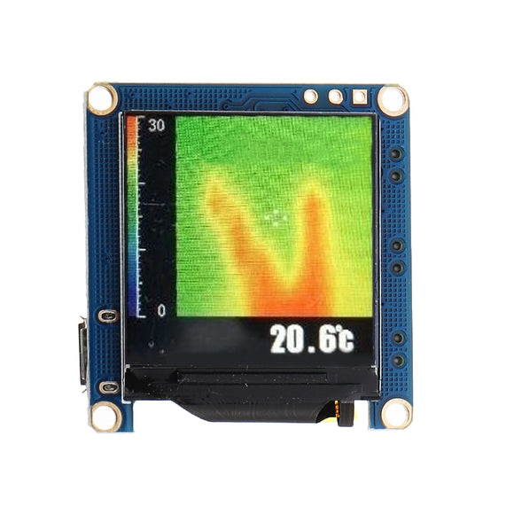 AMG8833 MLX90640 IR Infrared Thermal Imager Array Temperature Measurement IR Thermal Imaging 2.4 Inch 24x32 Resolution Display Module