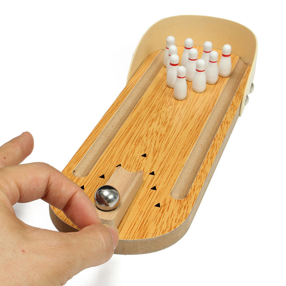 Mini Wooden Bowling Children Toys Educational Toys