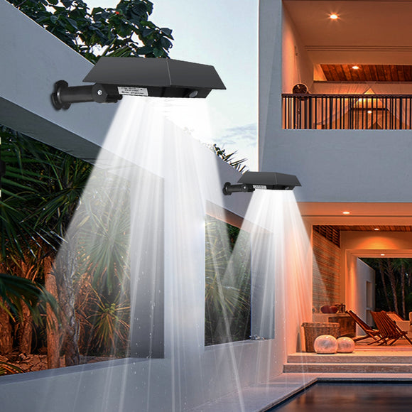 Solar 30 LED PIR Motion Sensor Outdoor Yard Gutter Garden Wall Light Waterproof Security Lamp