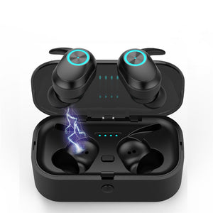 Bakeey T1 Pods TWS Wireless bluetooth 5.0 Earphone Portable Mini HiFi Heavy Bass IPX5 Waterproof Bilateral Call Headphone