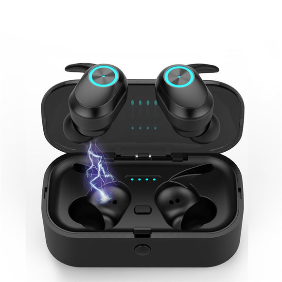 Bakeey T1 Pods TWS Wireless bluetooth 5.0 Earphone Portable Mini HiFi Heavy Bass IPX5 Waterproof Bilateral Call Headphone