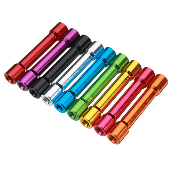 Suleve M3AS13 10Pcs M3 35mm Aluminum Alloy Standoff Spacer Round Column MultiColor Smooth Surface