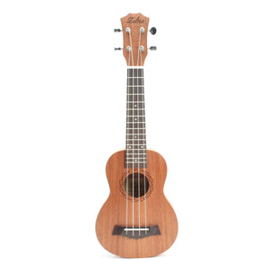 Zebra 21 Soprano Ukulele Sapele 15 Frets Musical Instrument Rose Wood Open Style String Button"