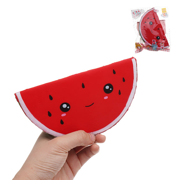 Watermelon Squishy 16*8*5CM Fruit Slow Rising Soft Toy Gift Collection With Packaging