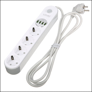 EU LDNIO LEADER Smart Socket USB Adapter Power Socket Power Strip