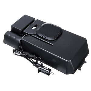 12V QI Central Armrest Car Seat Crevice Storage Box Wireless Charging W/ Cigare Light Plug For Benz C GLC Class LHD