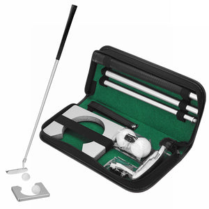 Golf Putter Set Putting Practice Kit Set Aluminium Alloy DIY Indoor Fun