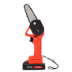 600W 4Inch Cordless Electric Chain Saw Wood Cutter Tools Garden Woodwork W/ 1pc or 2pcs Battery