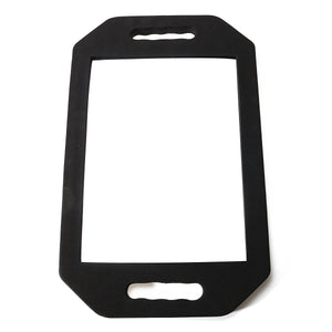 Shockproof Black Sponge Wall Mirror Hairdresser Salon Back Vision Rearview Large Square Mirror