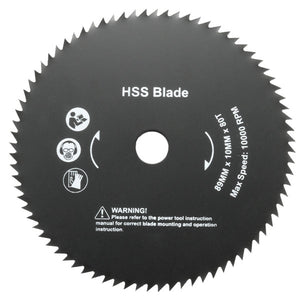 89mm 80 Teeth HSS Circular Saw Blade 10mm Hole Cutting Discs Wheel Tool