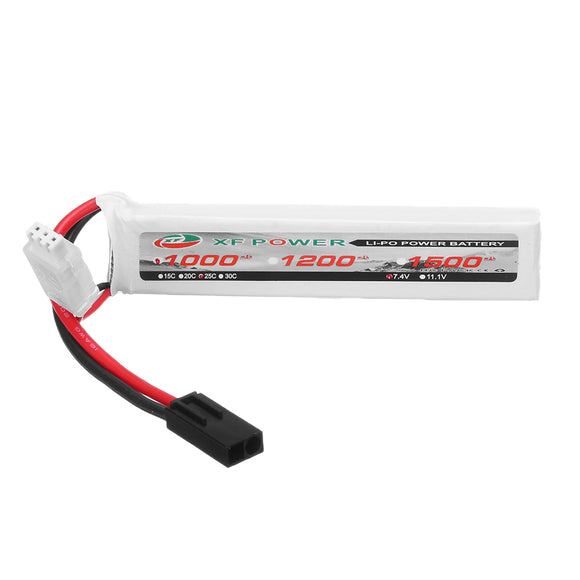 XF Power 7.4V 1000mAh 25C 2S Lipo Battery Small Tamiya Plug For RC Hand Toys