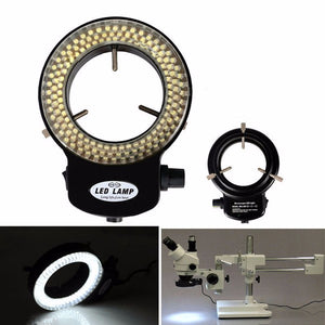 Adjustable 6500K 144 LED Ring Light Illuminator Lamp