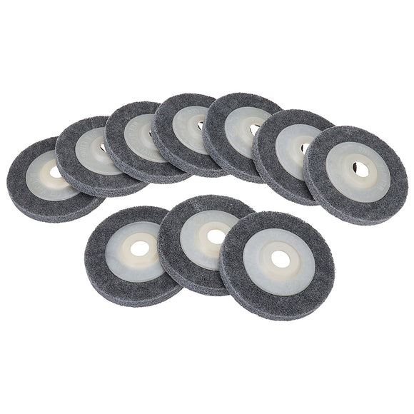 10pcs 100x12x16mm Angle Grinder Fiber Nylon Buffing Polishing Wheel Angle Grinding Sanding Disc