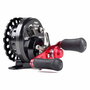 LEO 2.6:1 Aluminum Alloy Fly Fishing Reel Black Left Right Fishing Wheel