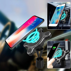 Universal 2 in 1 Powerful Magnetic Car Dashboard Holder Air Vent Stand for iPhone Xiaomi Smart Phone